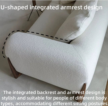 Aihm-Lon Modern Sofa Set with Coffee Table and Chair for Living Room 30"-83"