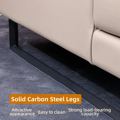 Aihm-Lon Minimalist Sofa Set with Small Corner with Coffee Table 139"