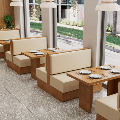Aihm-Lon Semi-circular Booth Sofa Set Custom Size Restaurant for Commercial Use 22.4"-47"