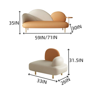 Aihm-Lon Sofa Set Creative Cloud Shape Suitable for Beauty Salons 33"-71"