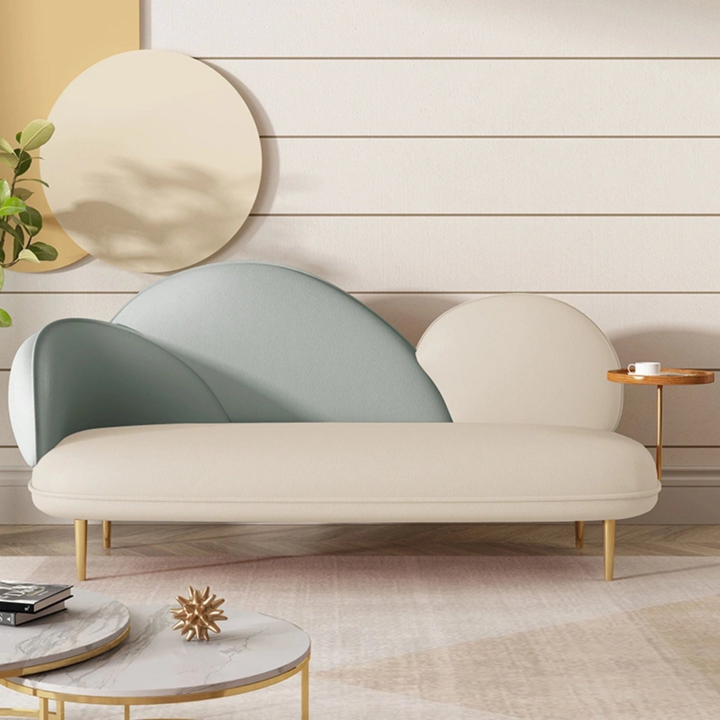 Aihm-Lon Sofa Set Creative Cloud Shape Suitable for Beauty Salons 33"-71"