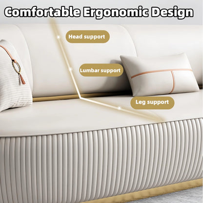 Aihm-Lon Commercial Use Sectional Sofa Set with with Coffee Table and Chair 67''-110''