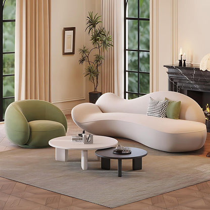 Aihm-Lon Commercial Grade Sofa Set with Table and Chair for Office Lounge Area 67"-110"