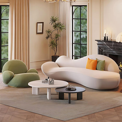 Aihm-Lon Commercial Grade Sofa Set with Table and Chair for Office Lounge Area 67"-110"