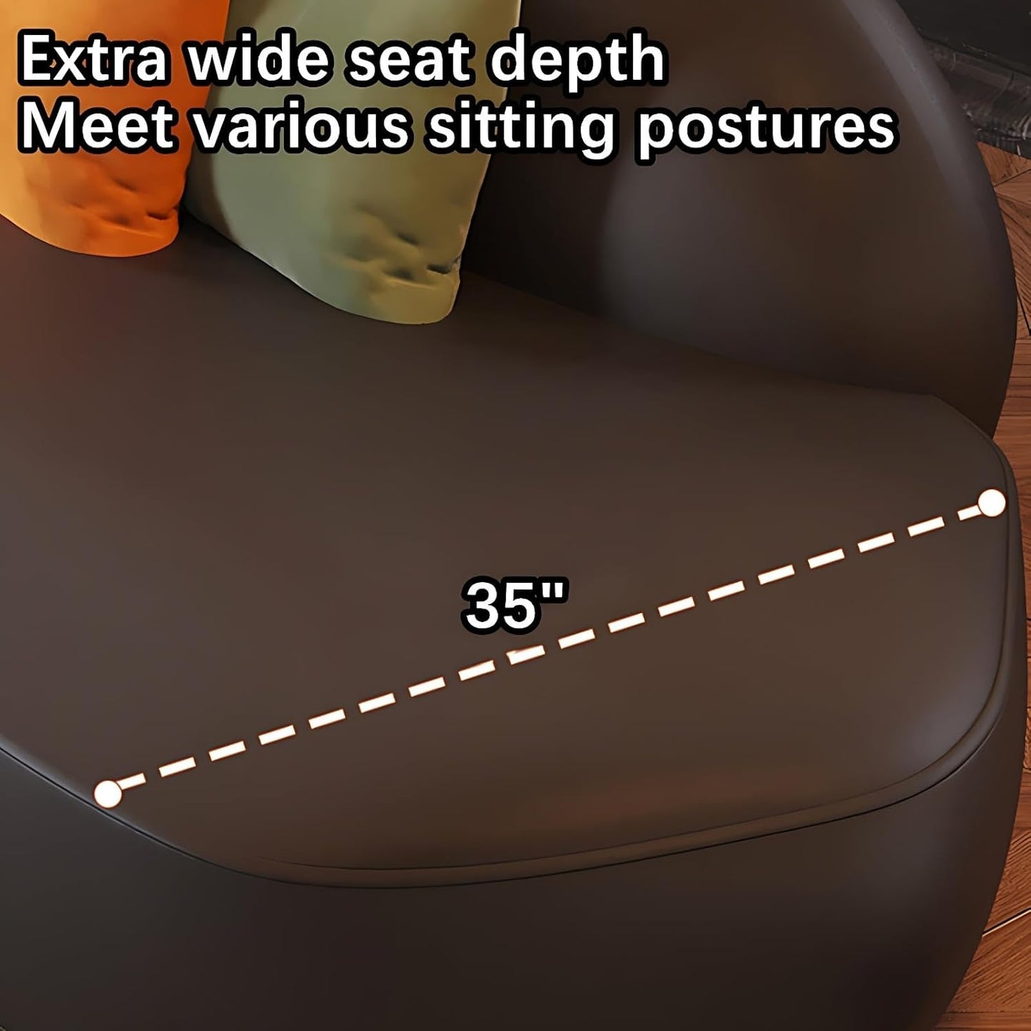 Aihm-Lon Commercial Grade Sofa Set with Table and Chair for Office Lounge Area 67"-110"