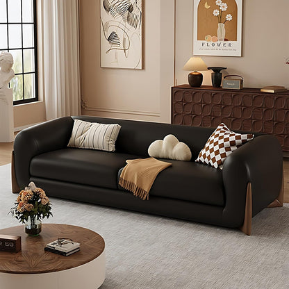 Aihm-Lon Commercial Grade Retro Sectional Sofa Set with Coffee Table and Chair 71"-94"