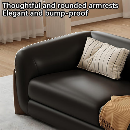 Aihm-Lon Commercial Grade Retro Sectional Sofa Set with Coffee Table and Chair 71"-94"