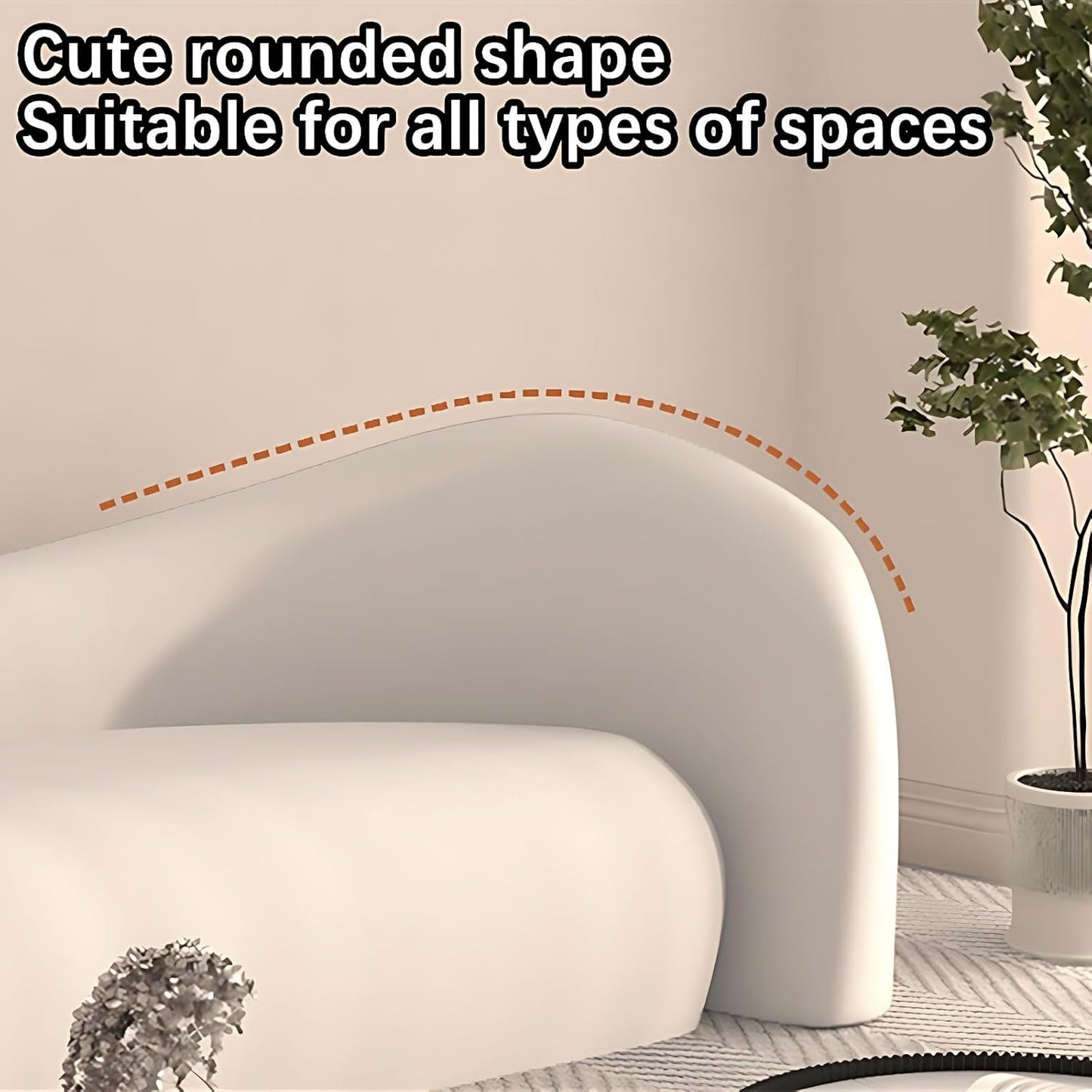 Aihm-LonCommercial Grade Sectional Sofa Set with Coffee Table and Chair 61"-94"