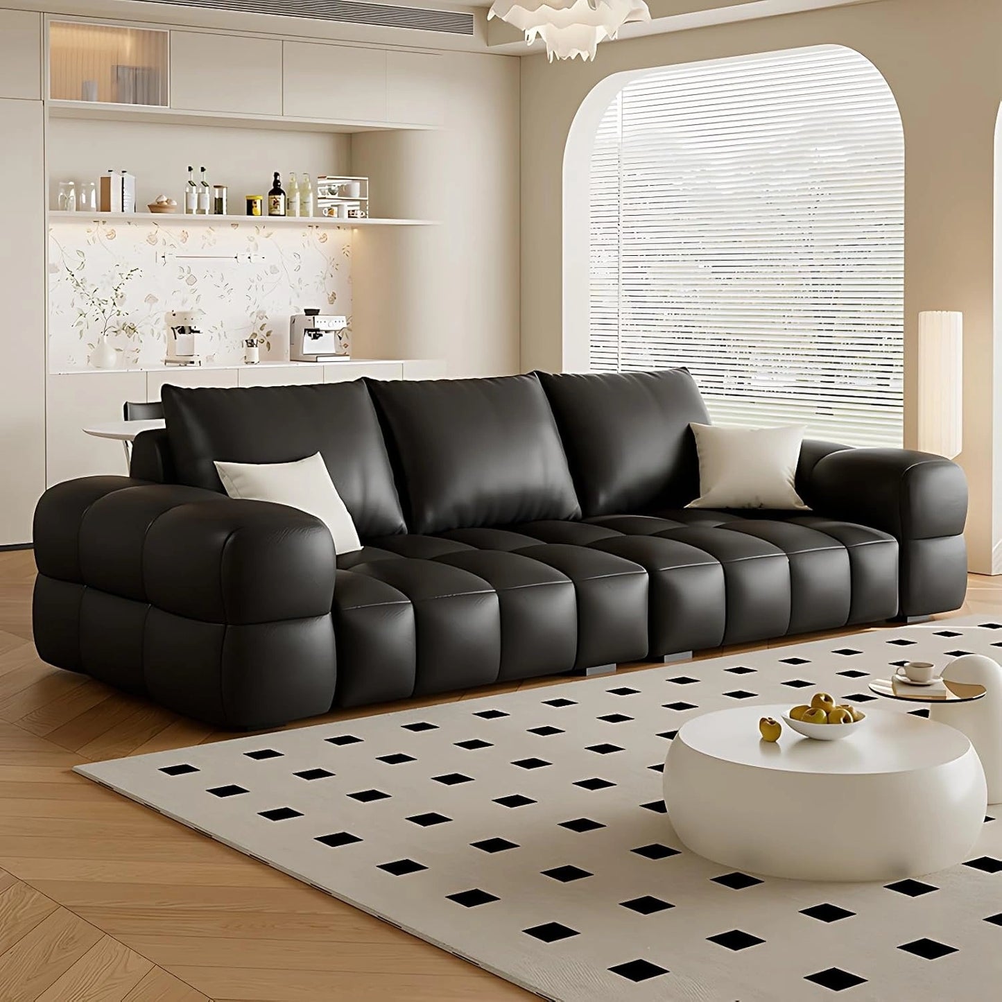 Aihm-Lon Commercial Grade Sofa Set with Coffee Table 79"-142"