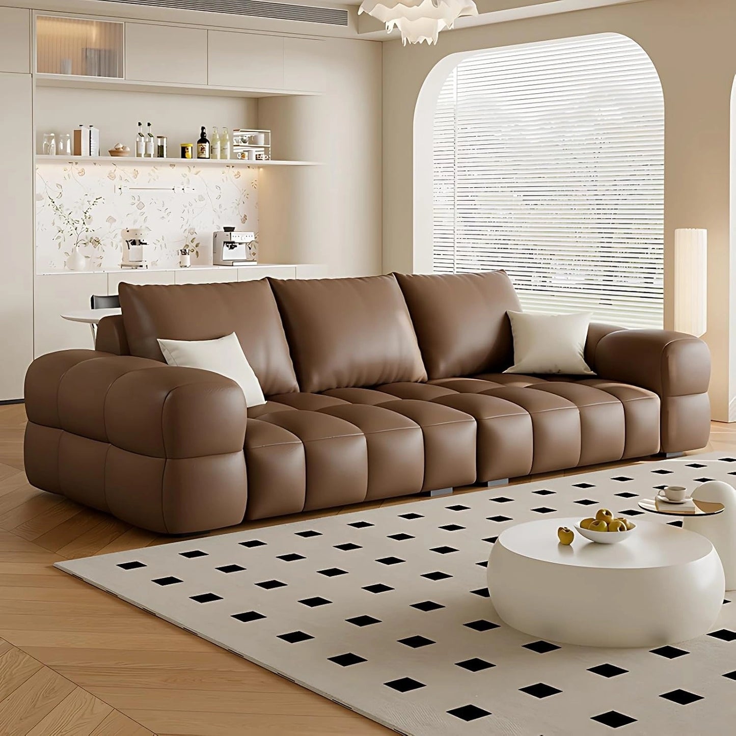 Aihm-Lon Commercial Grade Sofa Set with Coffee Table 79"-142"