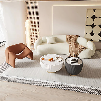 Aihm-Lon Commercial Grade Sofa Set Cloud Couch with Table and Chair 67"-90.6"