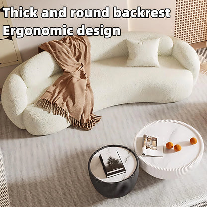 Aihm-Lon Commercial Grade Sofa Set Cloud Couch with Table and Chair 67"-90.6"