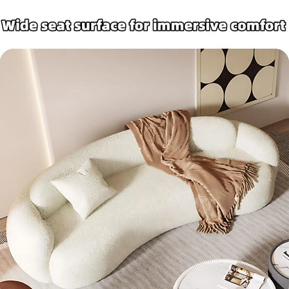 Aihm-Lon Commercial Grade Sofa Set Cloud Couch with Table and Chair 67"-90.6"