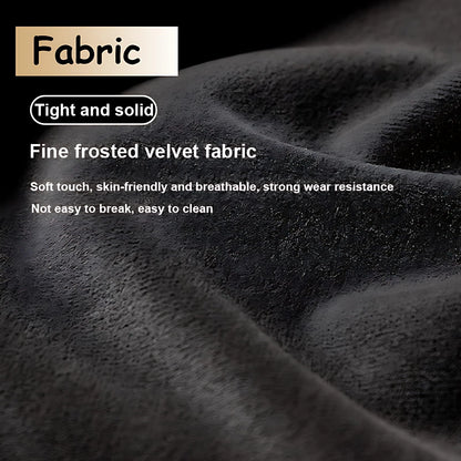 Aihm-Lon Commercial Black Sectional Sofa Set with Table and Chair 67"-94.5"