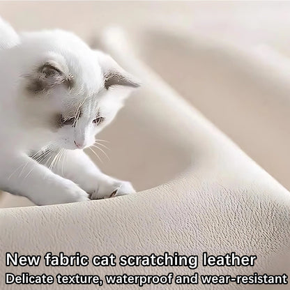 Aihm-Lon Commercial Grade Sectional Sofa Set Cream Couches wih Table and Chair 67" -102"