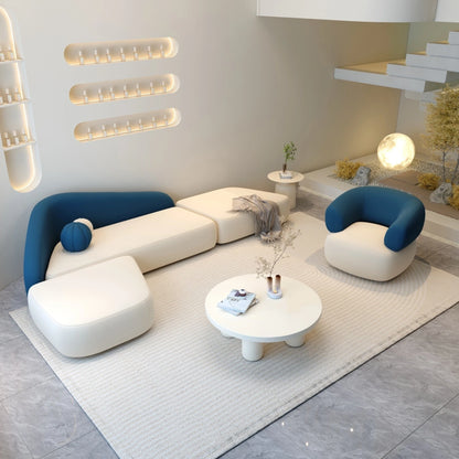 Aihm-Lon Commercial Grade Sofa Set with Table and Chair for Beauty Salon Lounge Area  79"-118"