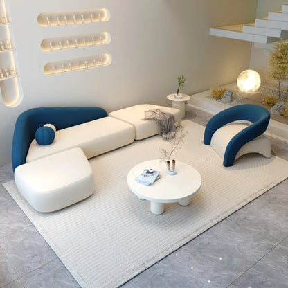 Aihm-Lon Commercial Grade Sofa Set with Table and Chair for Beauty Salon Lounge Area  79"-118"