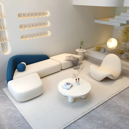 Aihm-Lon Commercial Grade Sofa Set with Table and Chair for Beauty Salon Lounge Area  79"-118"