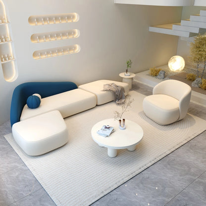 Aihm-Lon Commercial Grade Sofa Set with Table and Chair for Beauty Salon Lounge Area  79"-118"