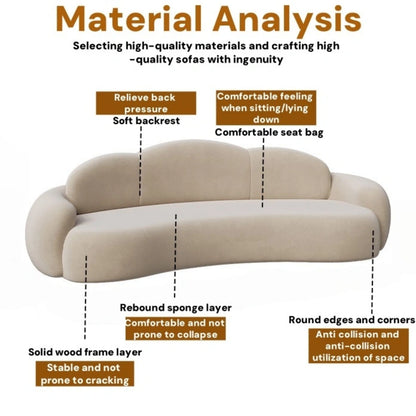 Aihm-Lon Commercial Grade Sofa Set with Table and Chair for Reception Area 67"-102"
