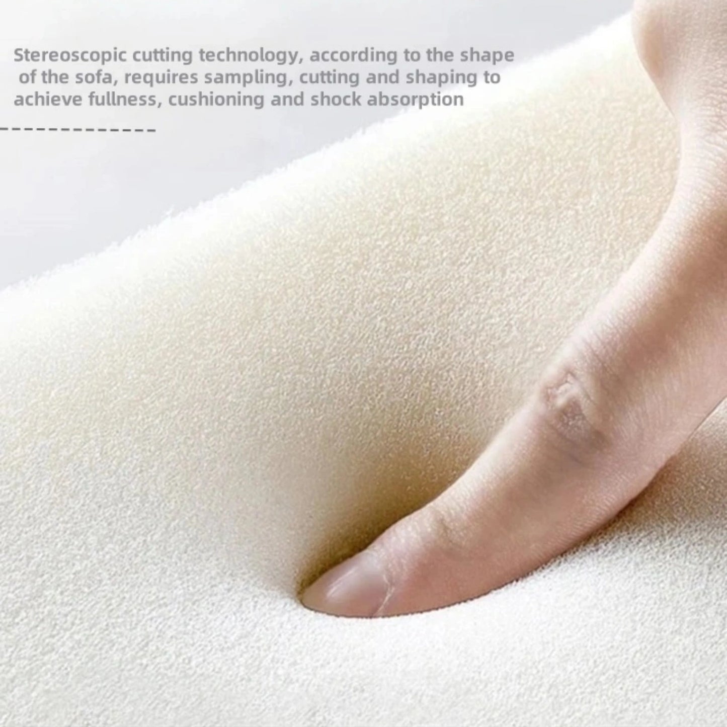 Aihm-Lon Commercial Cream-Style Sofa Set with Coffee Table and Chairs for Small Spaces 63"-95"