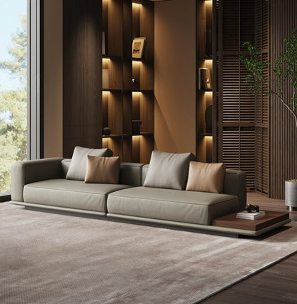 Aihm-Lon Commercial Grade Sofa Modern Horizon Straight Sofa 102"-126"