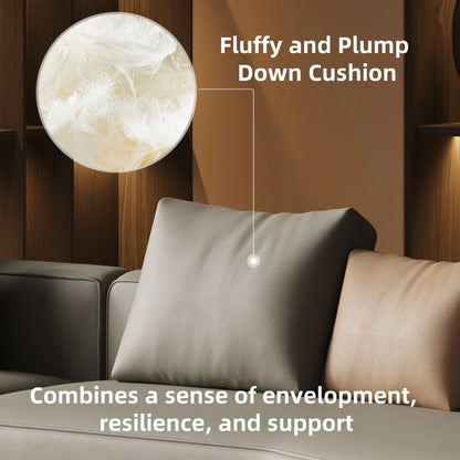 Aihm-Lon Commercial Grade Sofa Modern Horizon Straight Sofa 102"-126"