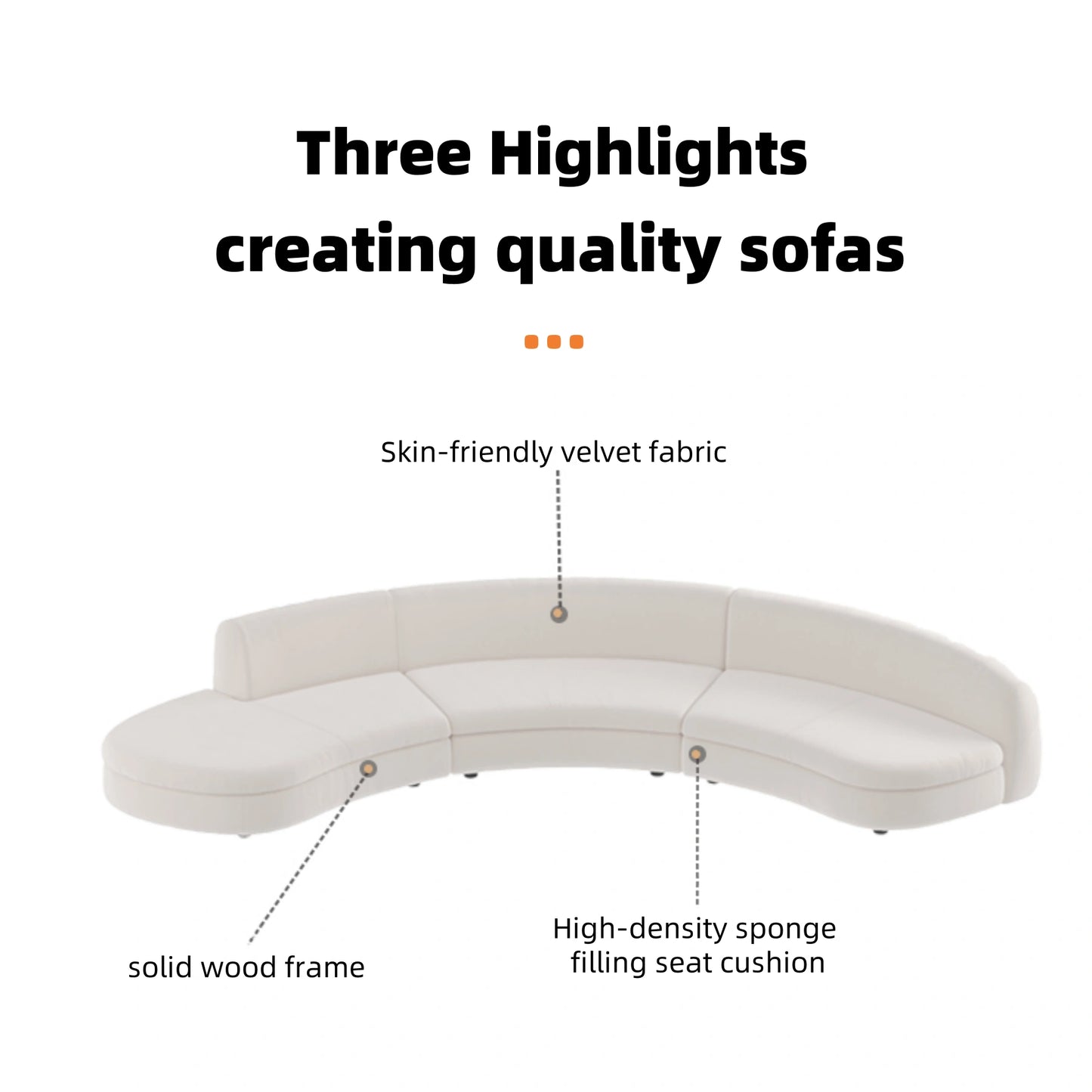 Aihm-Lon Sofa Set with Table and Chair for Commercial Reception 79"-126"