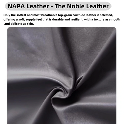 Aihm-Lon Leather Sofa Set with Coffee Table 101"-134"