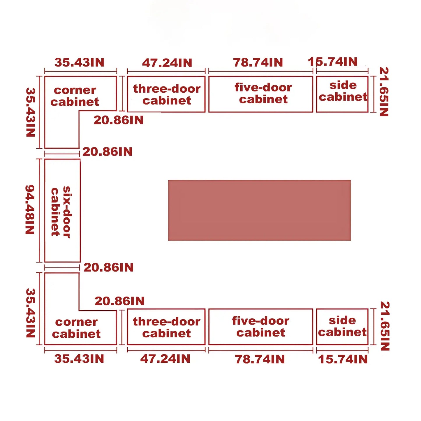 Aihm-Lon Wardrobe with Storage Design Metal Handle and Intelligent Lighting 63"-94"