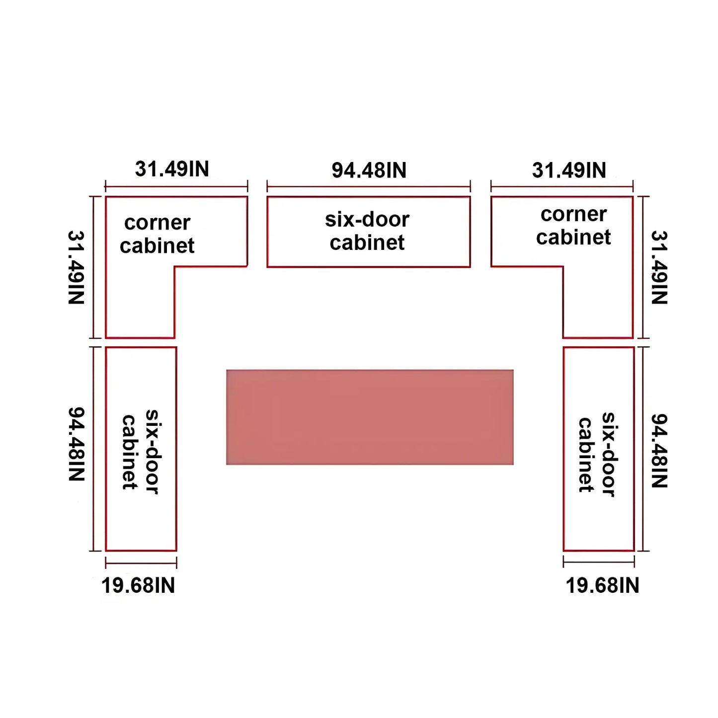 Aihm-Lon Wardrobe with Glass Door Drawers Shelves and Light 63"-95"