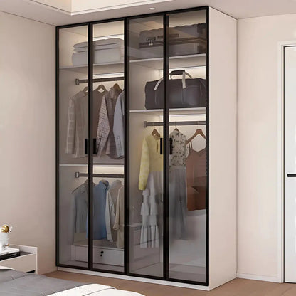 Aihm-Lon Translucent Custom Wardrobe with Smart Lighting and Classification Storage Area 24"-102"