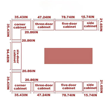 Aihm-Lon Wardrobes with Multi-Layer Storage Function and Smart Auto-Illumination 24"-94"