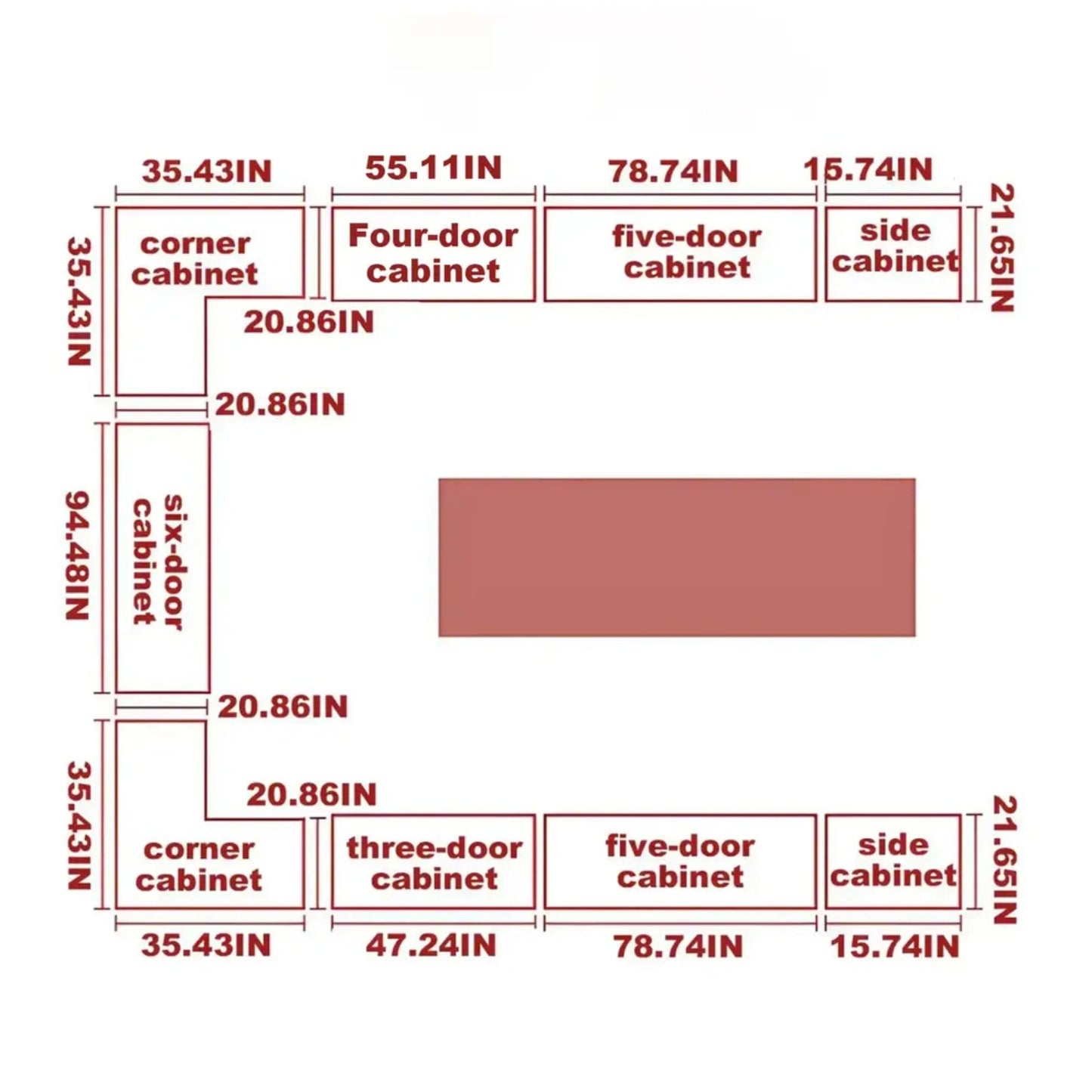 Aihm-Lon Wardrobes with Multi-Layer Storage Function and Smart Auto-Illumination 24"-94"