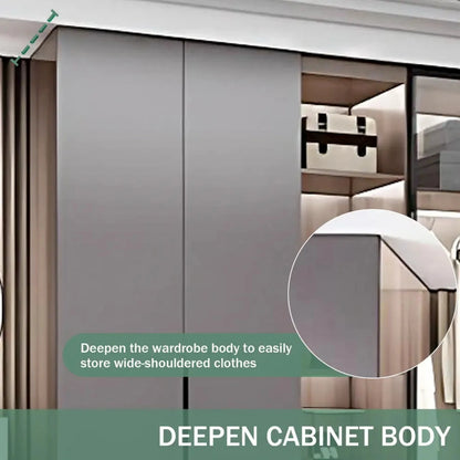 Aihm-Lon Wardrobe with Translucent Exterior Design 47"-94"