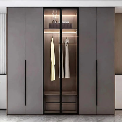 Aihm-Lon Wardrobe with Translucent Exterior Design 47"-94"