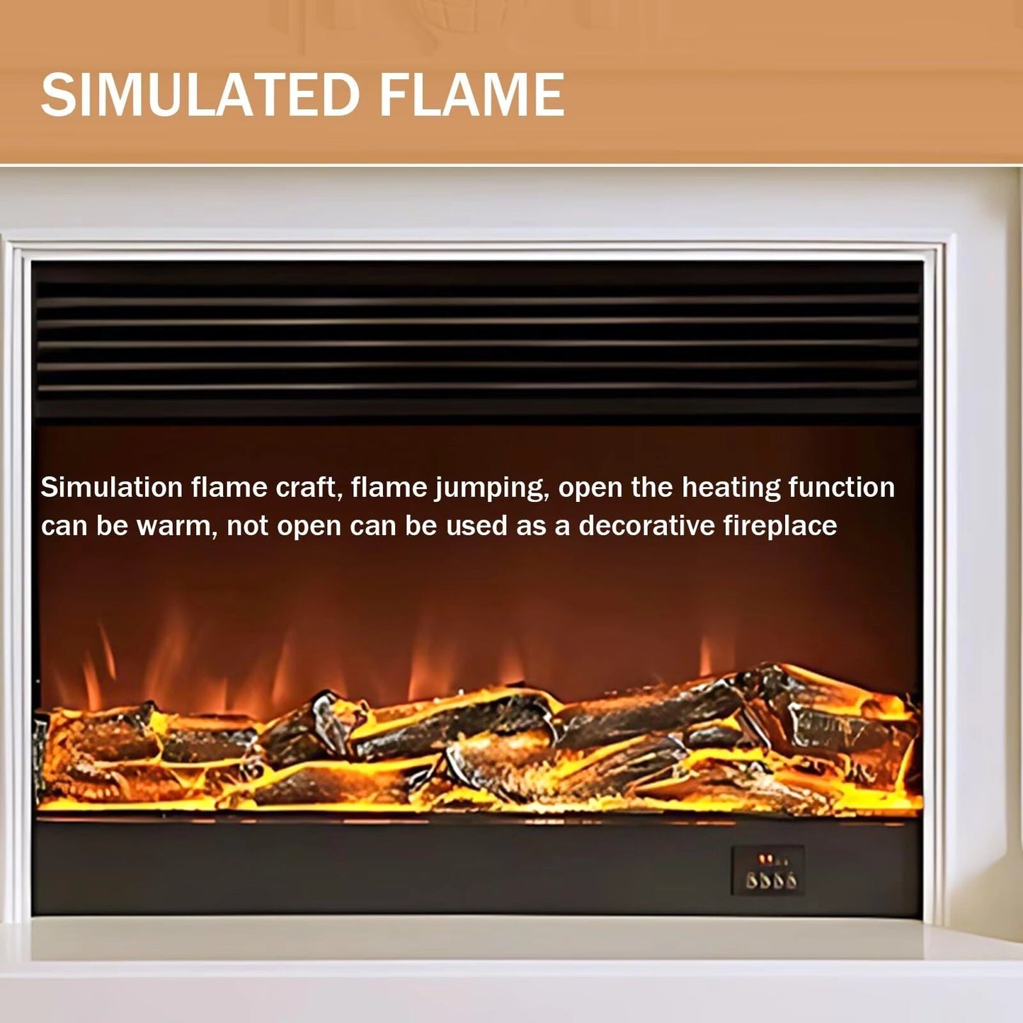 Aihm-Lon Custom Electronic Fireplace with Color, Size,Style Etc.