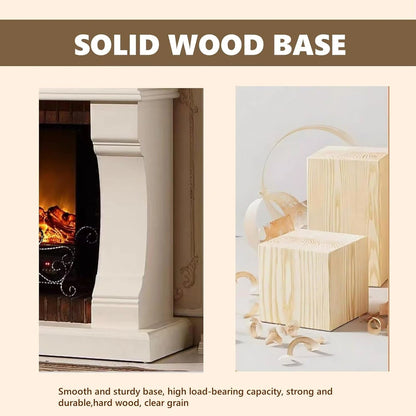 Aihm-Lon Decorative Electric Fireplace Exquisite Iron Art Design with Simulated Flame 51”-59”