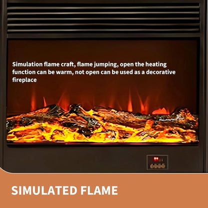 Aihm-Lon Electric Fireplace Includes French Retro Minimalist Line Design 59”