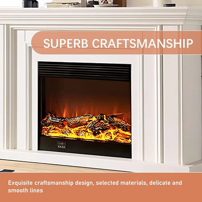 Aihm-Lon Electric Fireplace Straight Line Design with Simple Countertop 59”