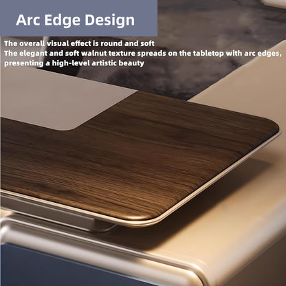 Aihm-Lon Executive Desk with Large Storage 94.48"-125.98"