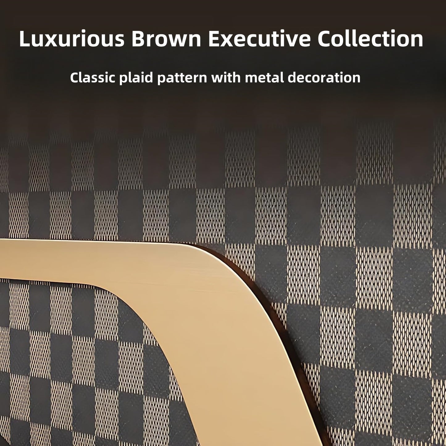 Aihm-Lon Wooden Executive Desk with 4 Large Drawers 78.7"-141.7"