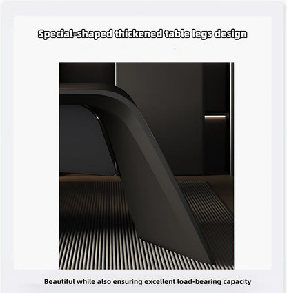 Aihm-Lon Minimalist Executive Desk with Fingerprint Lock Drawer 70.9"-133.9"