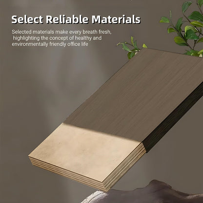 Aihm-Lon L-Shaped Black Executive Office Desk 78.7"-141.7"