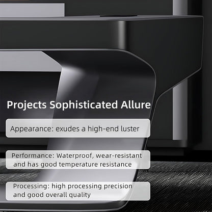 Aihm-Lon Unique Executive Desk with Black Minimalist Design 78.7"-141.7"