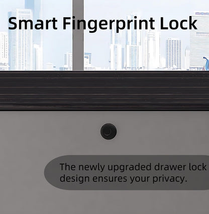 Aihm-Lon Futuristic Executive Desk with Simulated Floating Design 78.7"-141.7"