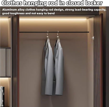 Aihm-Lon Trendy Executive Desk with Elegant Curved LED Light 78.7"-141.7"