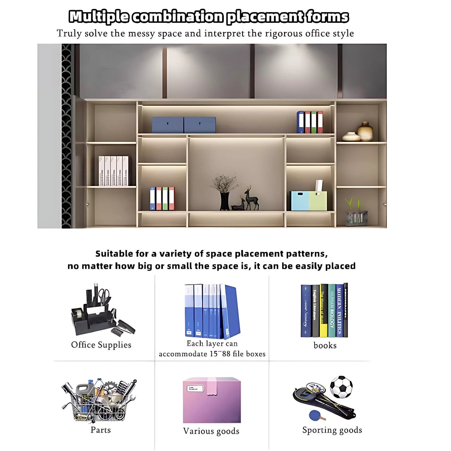 Aihm-Lon Executive Atmospheric l Shaped Desk with LED Light Strip 78.7"-141.7"