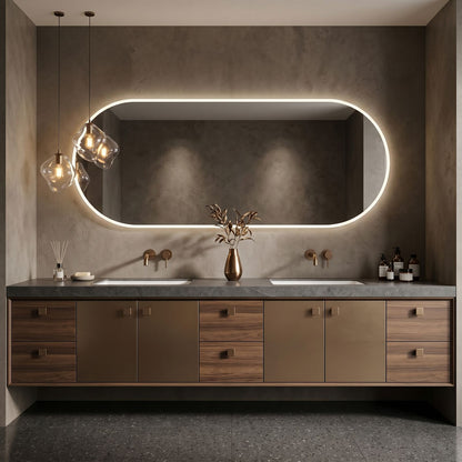 76''-96'' Modern Bathroom Vanity with Sink Marble Texture Top Storage Drawers Cabinet