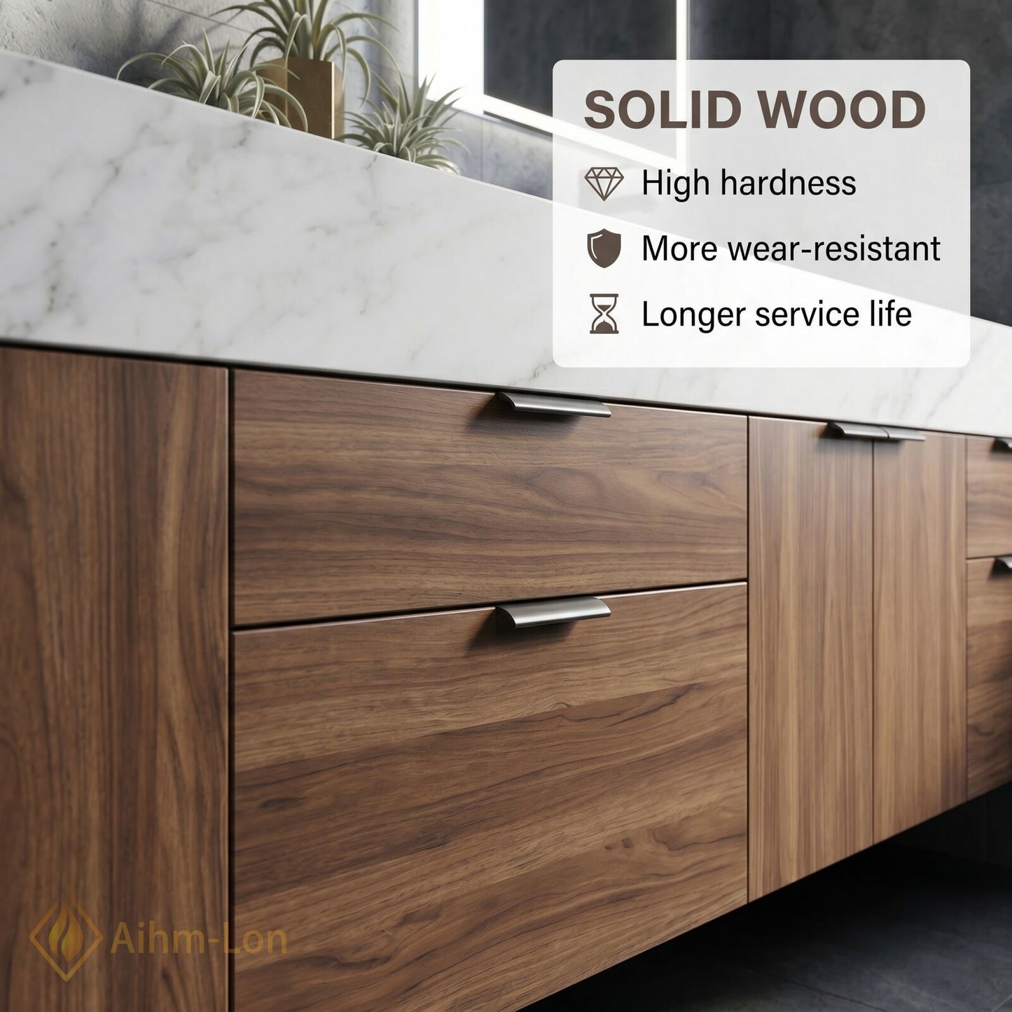 72''-96'' Double Bathroom Vanity with Sink Floating Storage Drawers Large Marble with